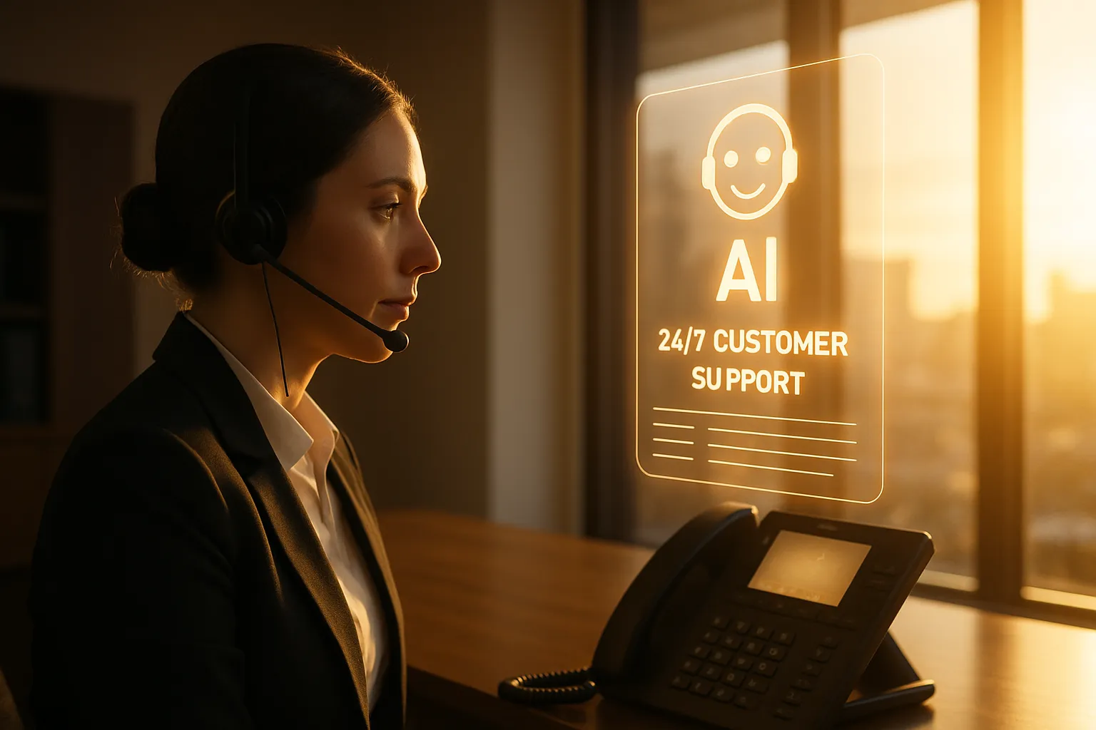 Rund um die Uhr erreichbar: KI-Telefonassistenten revolutionieren den Kundensupport am Telefon